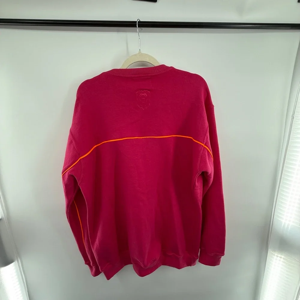 SPERGO Billionaire Pink Orange Crewneck Sweatshirt XL NWT Unisex Streetwear Logo